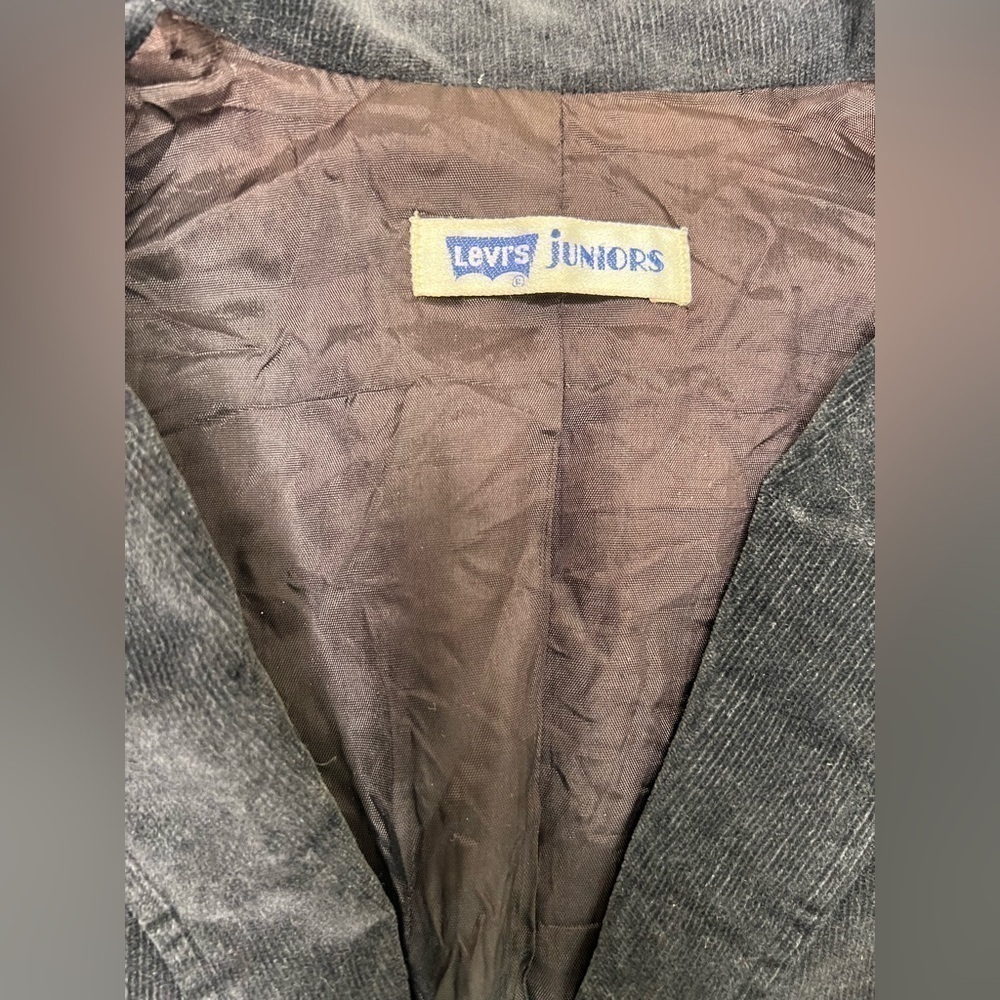 Levi’s Juniors Corduroy Jacket Blazer 11 M - Picture 3 of 9